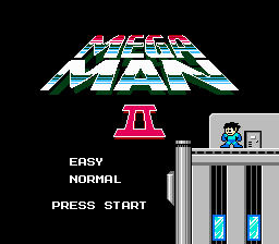 High Jump Mega Man 2 Title Screen